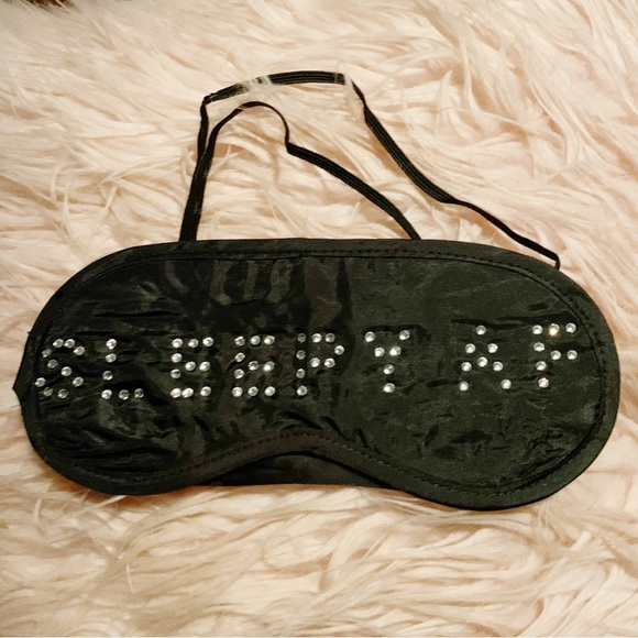 SLEEPY AF Rhinestone Sleep Mask - Picture 3 of 4